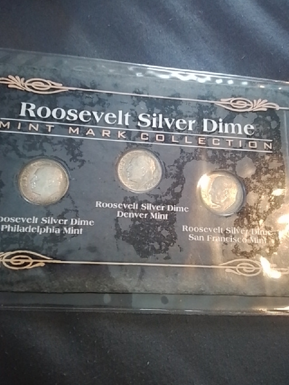 Roosevelt Silver Dime Mint Mark Collection 1955s Over D D Over S